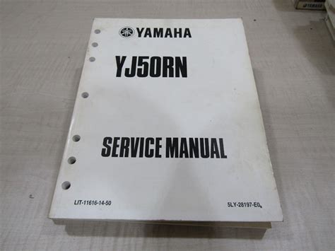 2001 Yamaha Yj50rn Vino Factory Service Manual Lit 11616 14 50 Ebay