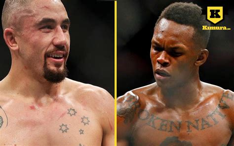 Israel Adesanya Mot Robert Whittaker I September