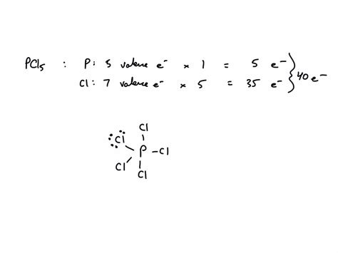 Lewis Structure Of Pcl5