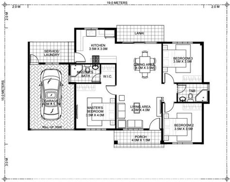 Floor Plan Low Cost Housing Floor Plan Low Budget Modern 3 Bedroom