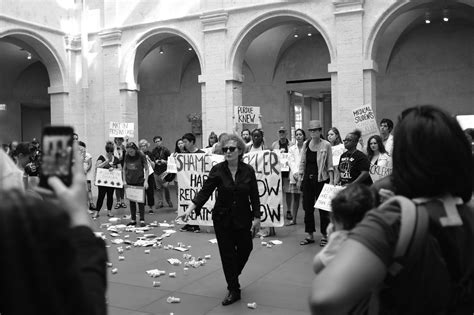 Nan Goldin and P.A.I.N. Sackler Protest the Opioid Crisis at Harvard's ...