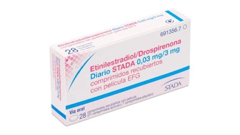 ETINILESTRADIOL DROSPIRENONA DIARIO STADA 0 03 Mg 3 Mg COMPRIMIDOS