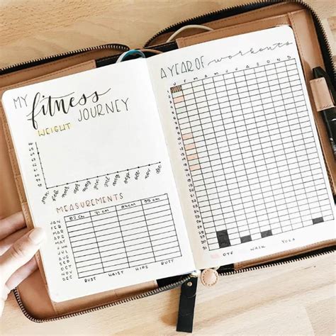 Bullet Journal Weight Loss Tracker Printable