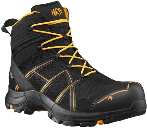 Haix Black Eagle Safety Mid Black Yellow Ab