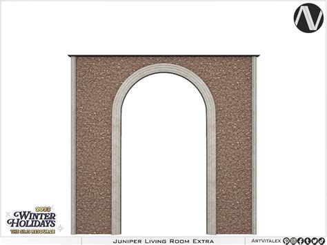 The Sims Resource Juniper Wall Arch Panel Medium