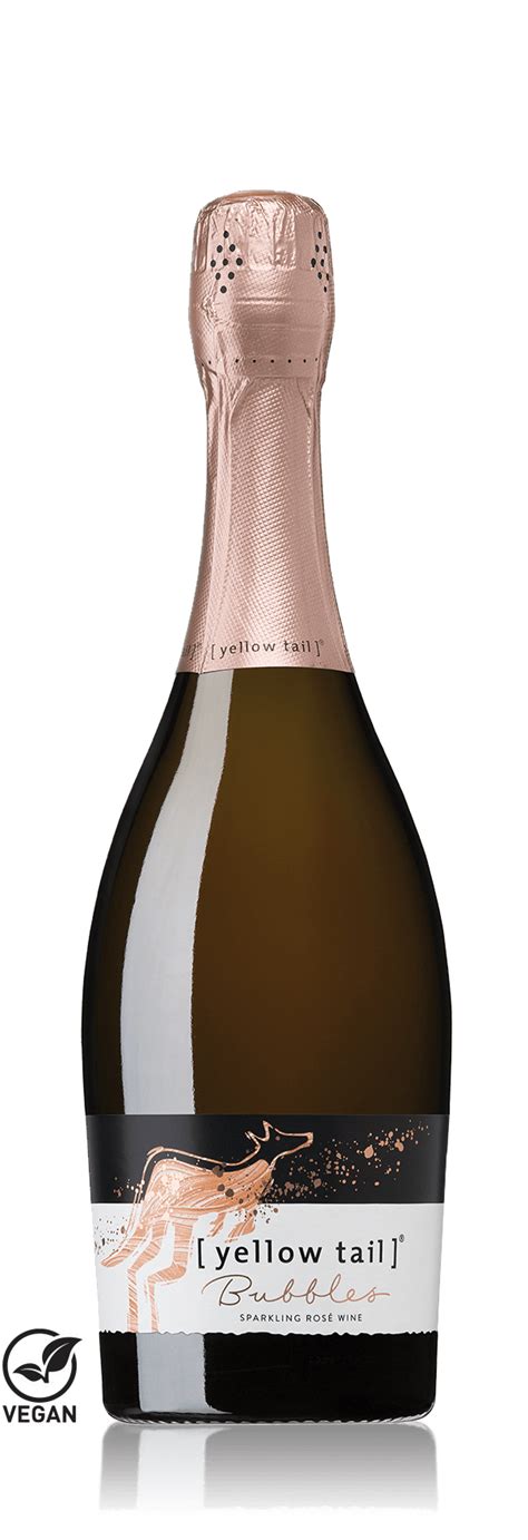 Bubbles Rosé yellow tail Wines UK