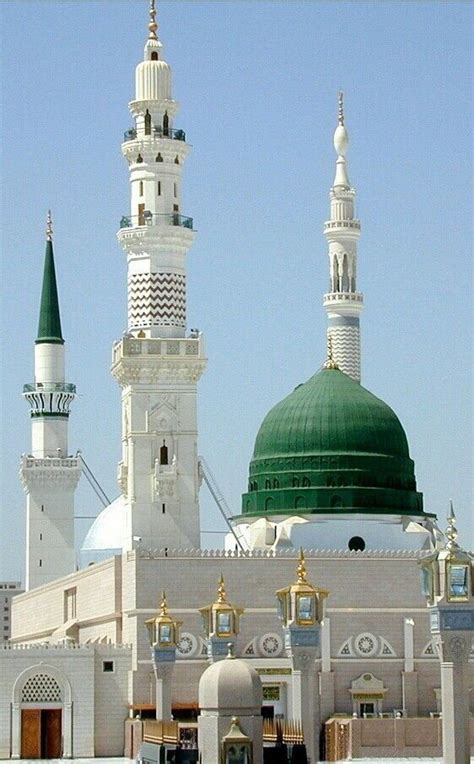 Roza Rasool Saww Gumbad E Khazra Masjid E Nabawi Beautiful Mosques