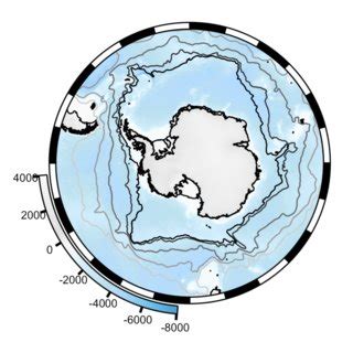 2: Map of Antarctica and the Southern Ocean. Antarctica has no ...