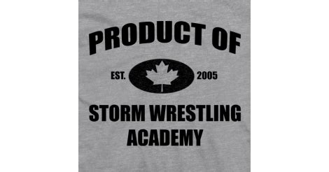 Lance Storm - Professional Wrestler - Storm Wrestling Academy T-shirt