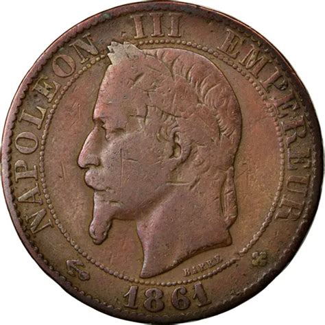 Moneta Francia Napoleon Iii Napol On Iii Centimes