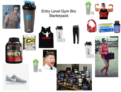 Entry Level Gym Bro Starterpack R Starterpacks