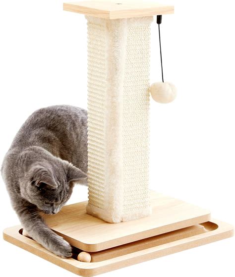 Made4pets Cat Scratching Post For Indoor Cats 18 Inches