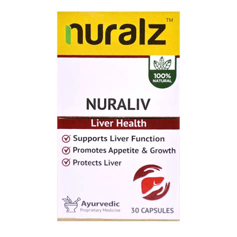 Nuralz Nuraliv Capsules 60 Capsules 30 Capsules X 2 Uniherbs India