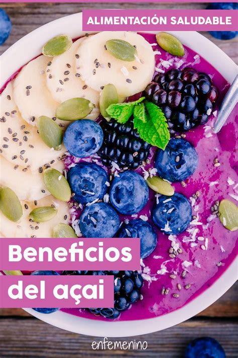 ¿conoces Todos Los Beneficios Del Açai ¡te Lo Contamos Smoothie