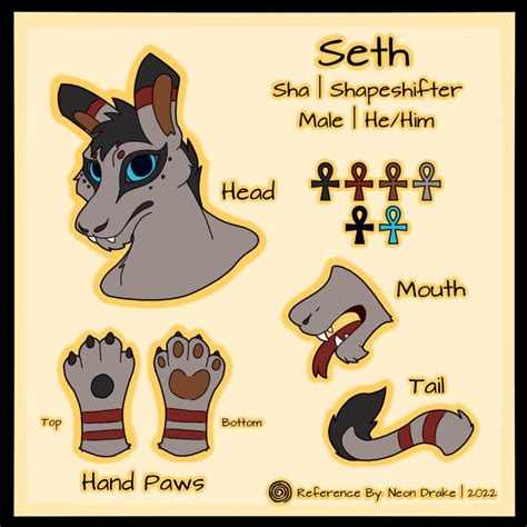 Mini Partial Fursuit Reference For Seth By Thehollowarts On Deviantart