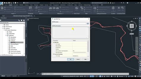 Create Surface From DEM In Civil 3D 2020 YouTube