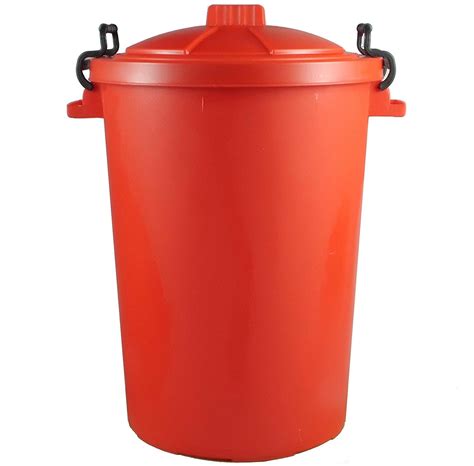 Buy Easy Shopping 85 Litre 85l Extra Large Colour Plastic Dustbin