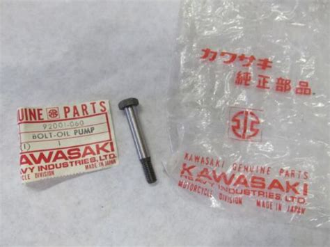 Kawasaki Nos New Oil Pump Pinion Bolt H H Kh Kh Mach Iv