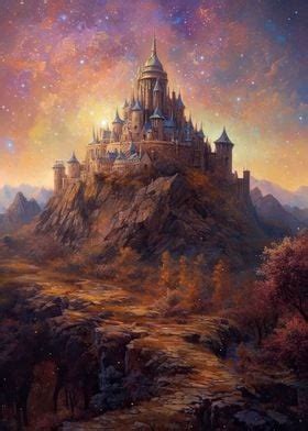 Castle Of Dreams Poster By KyzArt Displate