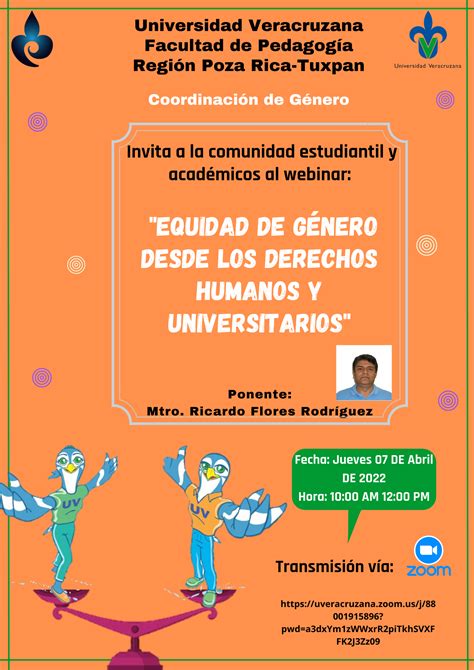 Webinar Equidad De Género Desde Los Derechos Humanos Y Universitarios