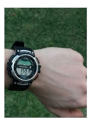 Reloj Casio Ws 1200h Resiste Agua 100m Pesca Fases Lunares Cuotas Sin