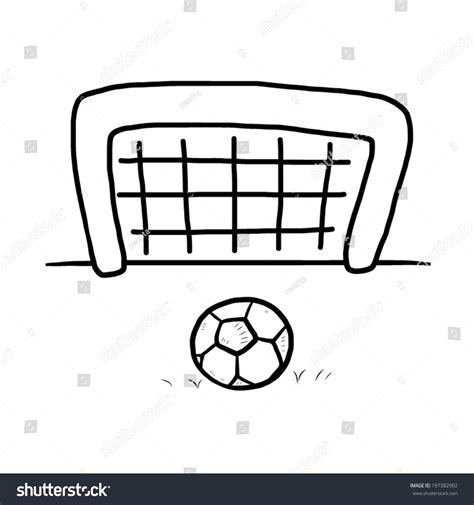 Soccer Goal Cartoon