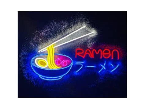 Glowneon Ramen Neon Sign Japanese Noodle Retaurant Led Decor Walmart