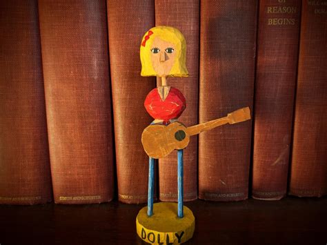 Dolly Parton Wooden Figurine Etsy