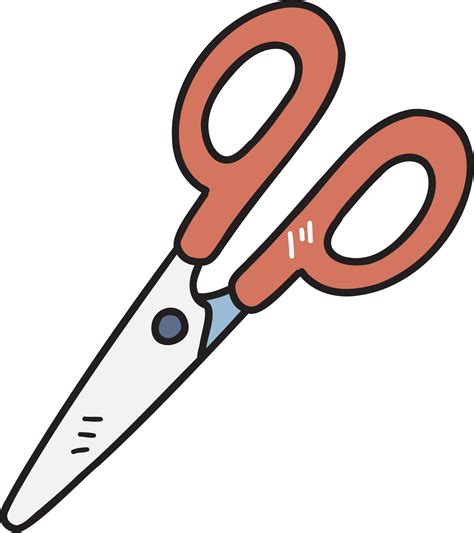 Free Hand Drawn Scissors Illustration Png With Transparent