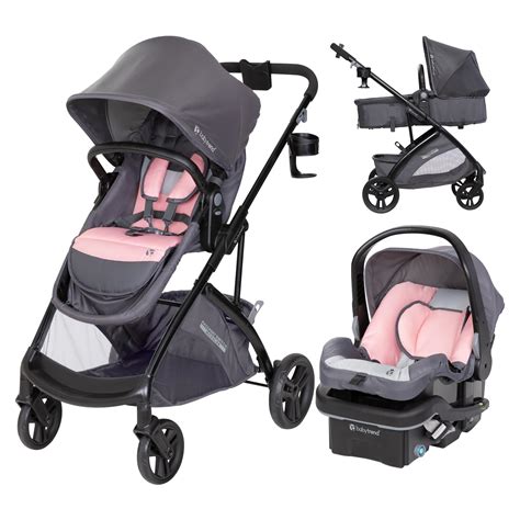 SEE NOTES Baby Trend Passport Switch Modular Travel System Dash Pink