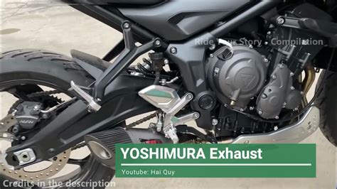 Triumph Trident 660 Yoshimura Exhaust Sound Youtube