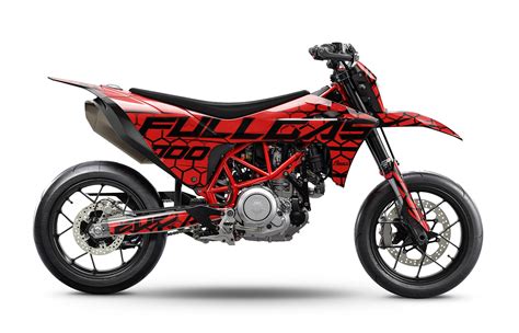 Motorrad Dekor für Supermoto MX Motocross Enduro Naked Bikes