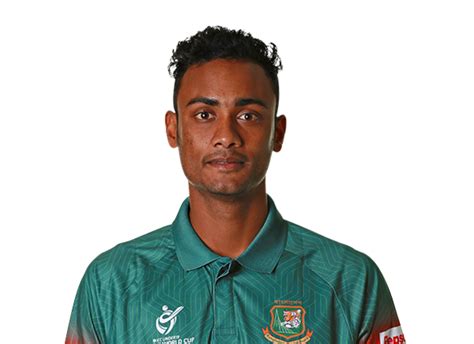 Shoriful Islam Player Page Headshot Cutout Espncricinfo