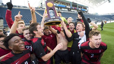 Stanford Cardinal Mens Soccer Team Beats Indiana Hoosiers In Double Ot