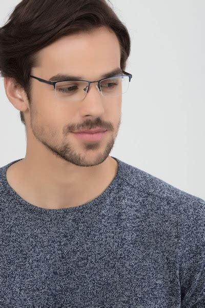 Furox Navy Progressive Eyeglasses Eyebuydirect