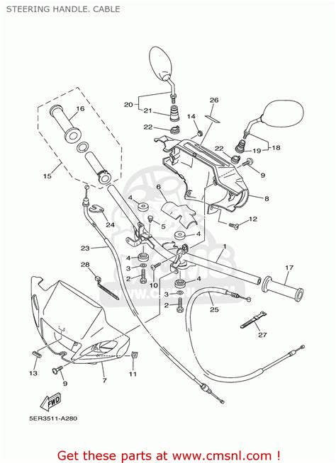 5ERF633100 Cable Starter 1 Yamaha Buy The 5ER F6331 00 00 At CMSNL