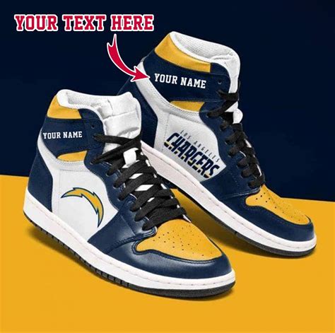 Los Angeles Chargers Lac 1 Nfl Football High Retro Air Force Jordan 1