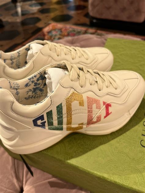 Gucci Rhyton Vintage Trainer Sneaker Women S Fashion Footwear