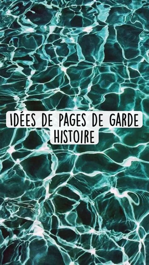 Idées de pages de garde Histoire Astuces pour l école Page de garde