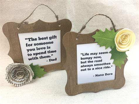 Quote Frame Party Favors - Crafty Chica