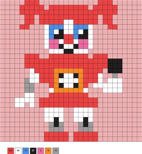 FNAF Perler Beads Five Nights At Freddy S Pixel Art Pattern Pixel