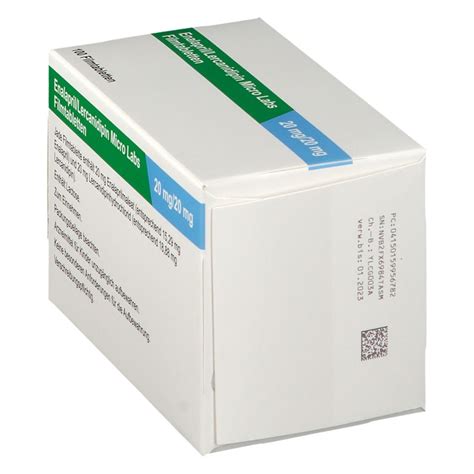 Enalaprillercanidipin Micro Labs 20 Mg20 Mg 100 St Mit Dem E Rezept