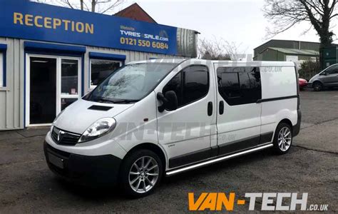 Trafic Vivaro Primastar LWB Dome End Side Bars Van Tech