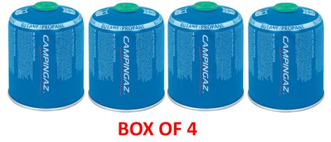 BOX OF 4 Campingaz CV470 Lamp Stove Camping Fishing Disposable Gas