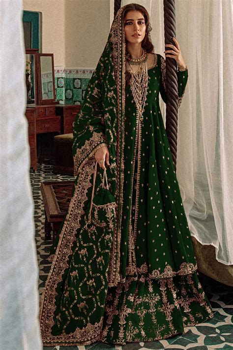 Green Wedding Dress Pakistani Top Brands | www.meesenburg.kz