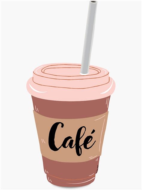 Coffee To Go Sticker For Sale By Julie Lestun Redbubble