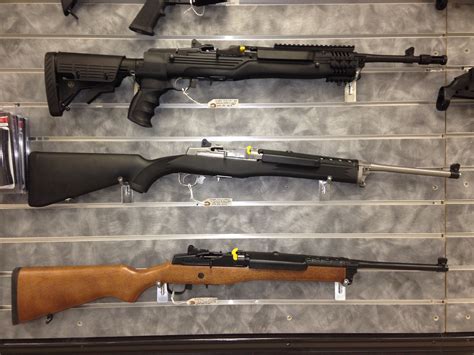 A Nice Trio Of Ruger Mini 14 Rifles At Gunshine Arms On 12313