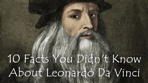 10 Fascinating Facts About Leonardo Da Vinci Leonardo Da Vinci | Images and Photos finder