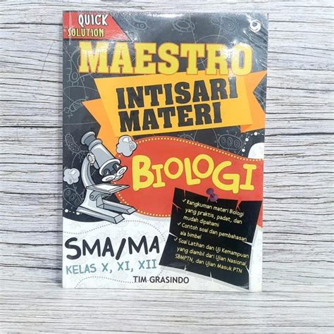 Jual Maestro Intisari Materi Biologi Sma Kelas X Xi Xii Di Lapak