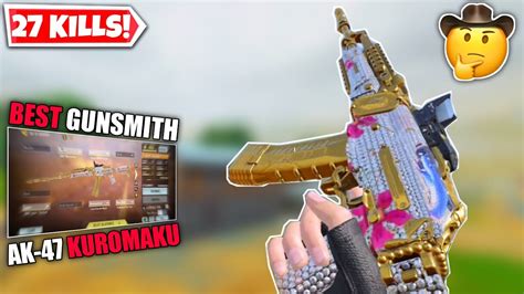 🤯you Should Try This Ak 47 Kuromaku Zero Recoil Gunsmith Codm Cod